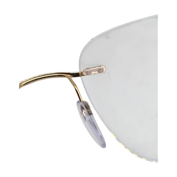 SILHOUETTE 23 Karat Gold plated Rimless Eyeglasses - Picture 6 of 11